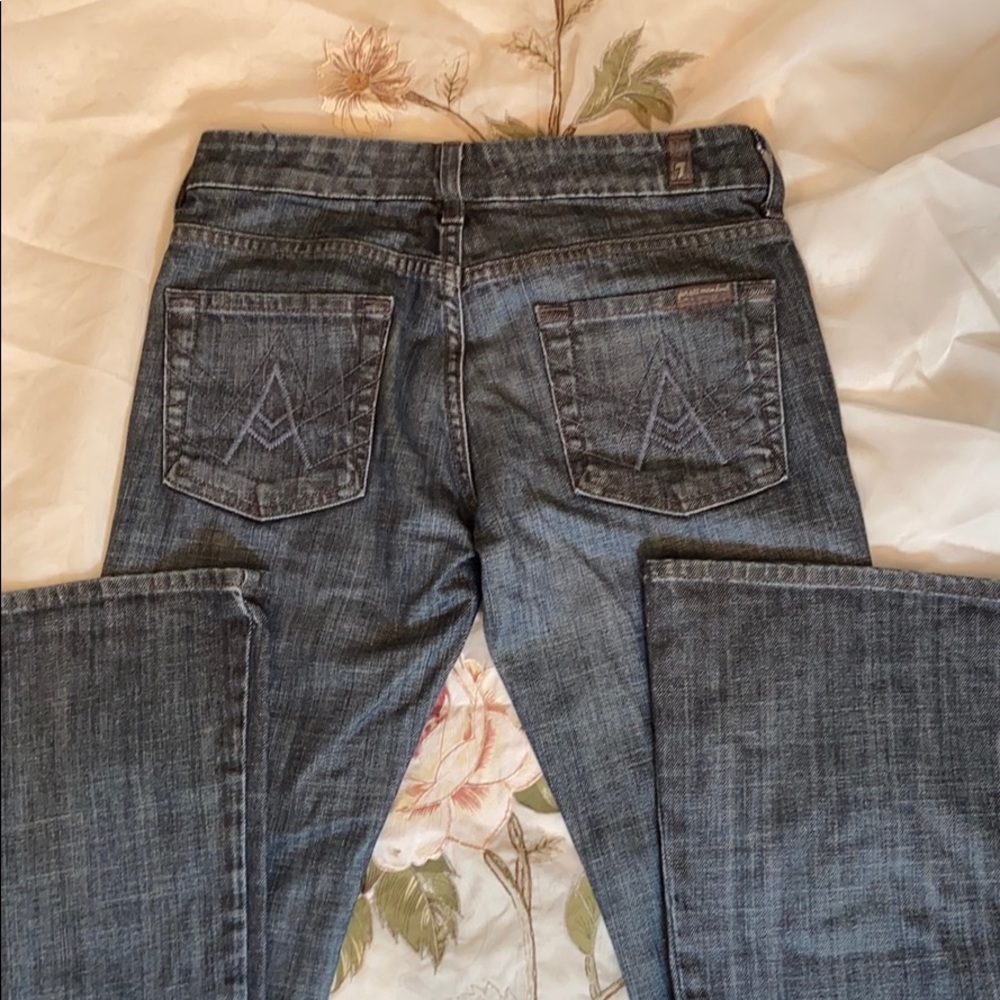 EUC 7 For All Mankind Lexie petite waist 25